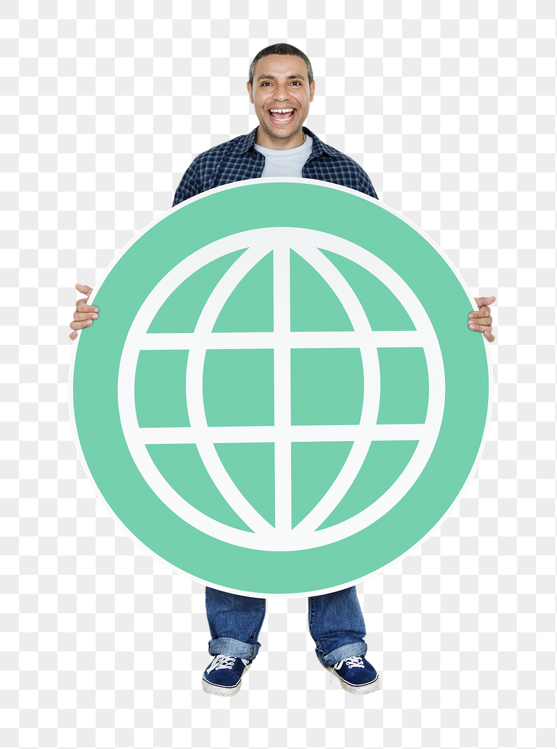 Png Happy man holding www | Free PNG - rawpixel