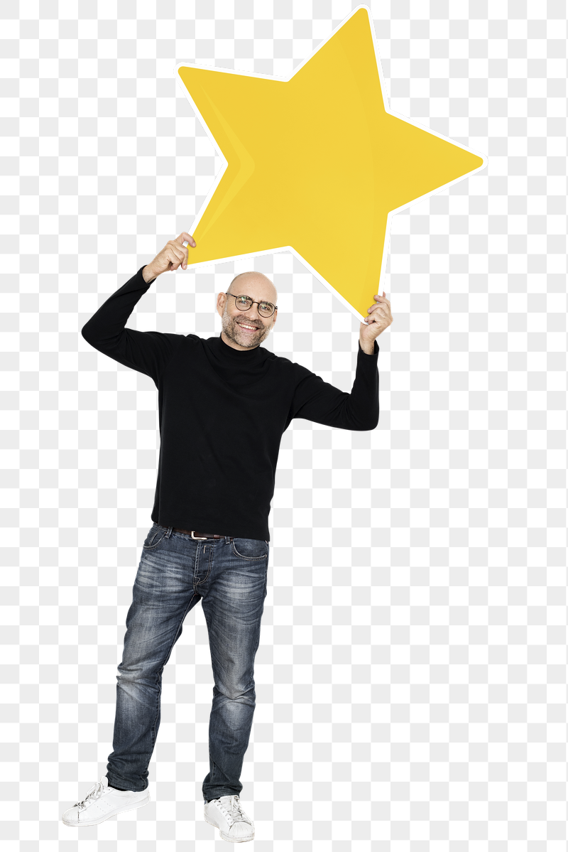 Png Happy man with big | Free PNG - rawpixel