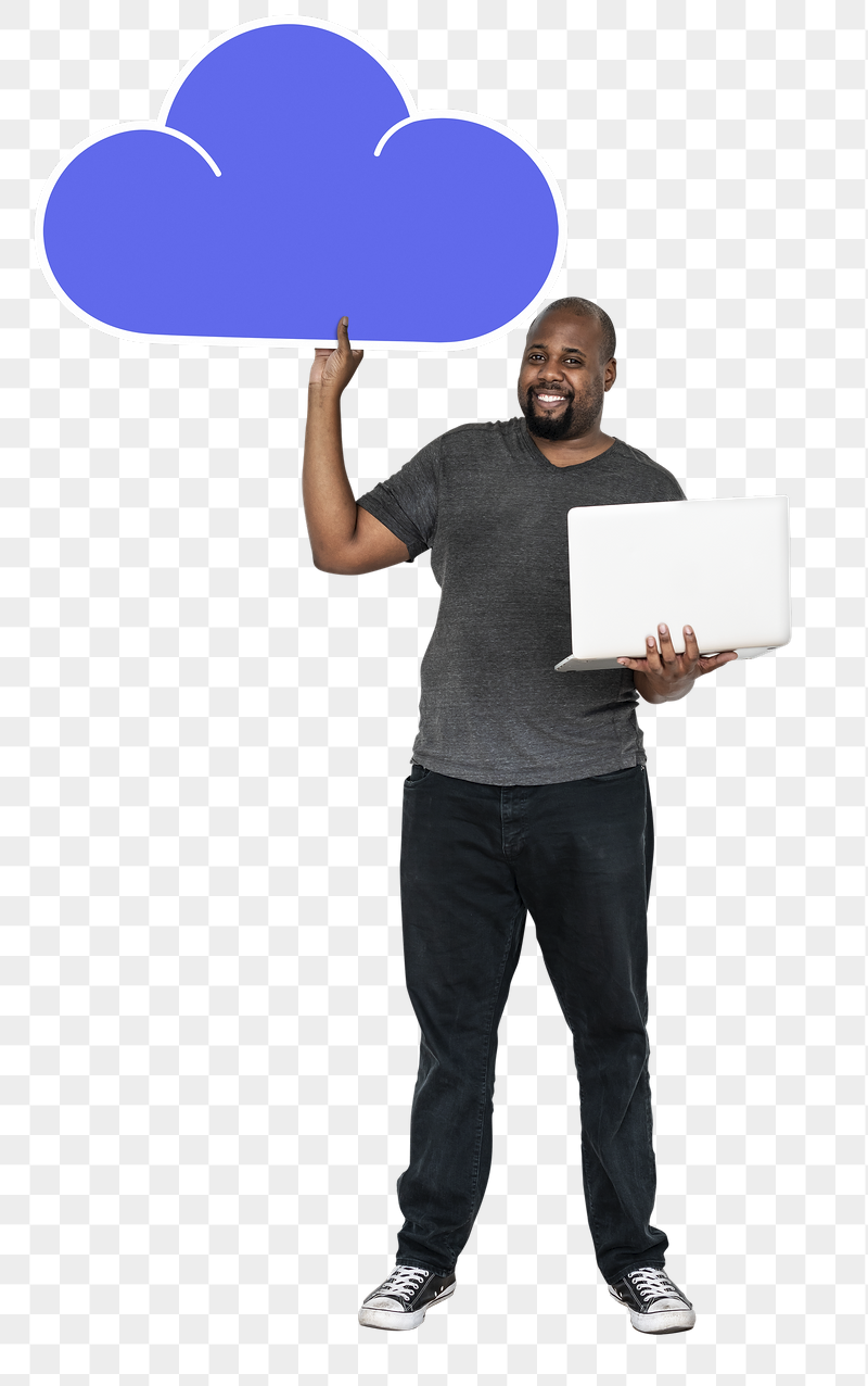 Png Happy man with laptop | Free PNG - rawpixel