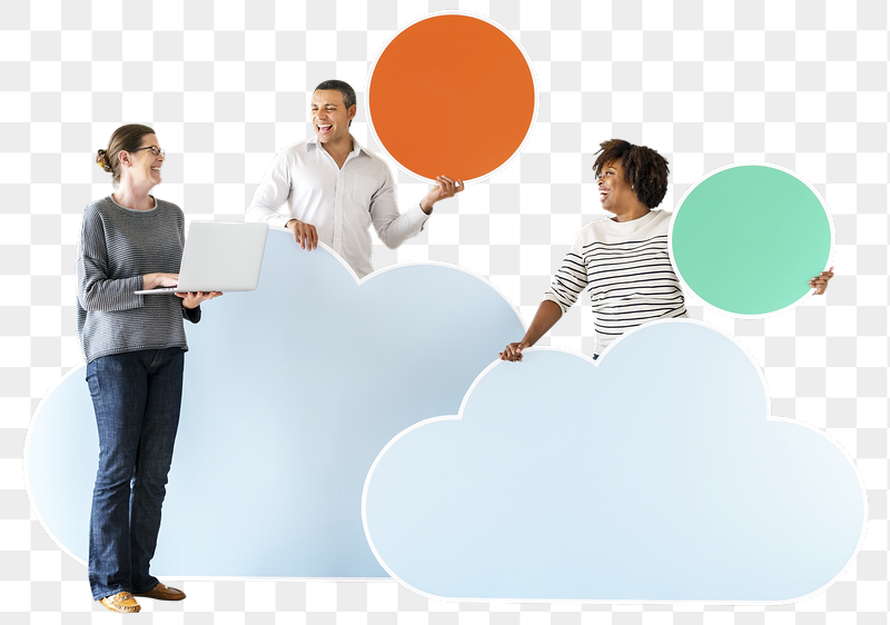 Png Happy people cloud technology, | Free PNG - rawpixel
