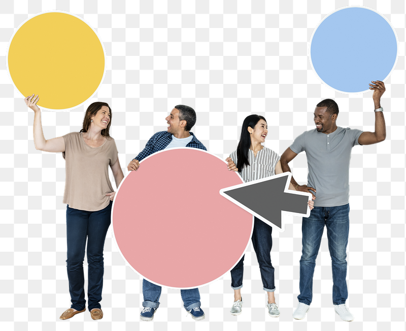 Png Happy people holding colorful | Free PNG - rawpixel