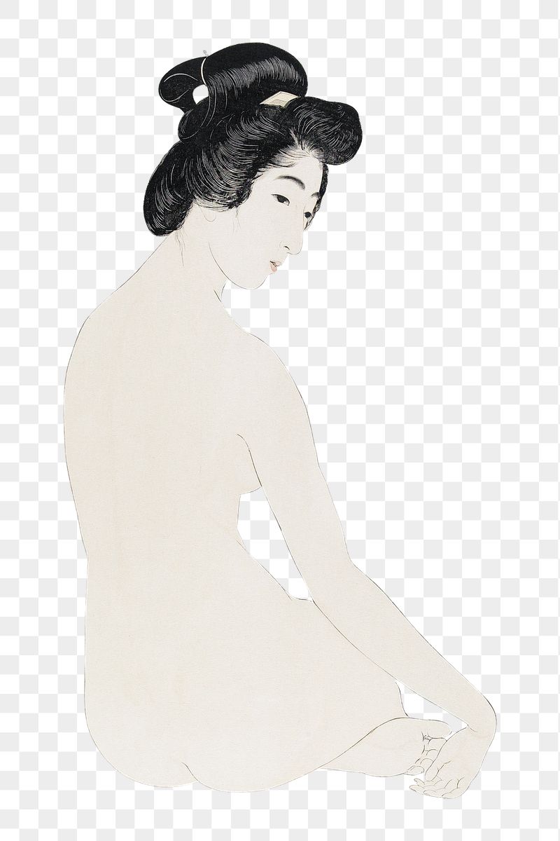 Png Hashiguchi's Woman After a Bath | Free PNG - rawpixel
