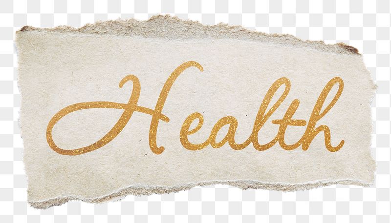 PNG health word, ripped paper, | Free PNG - rawpixel