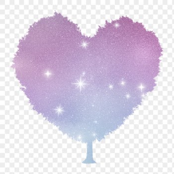 Png heart tree sticker, aesthetic | Free PNG - rawpixel