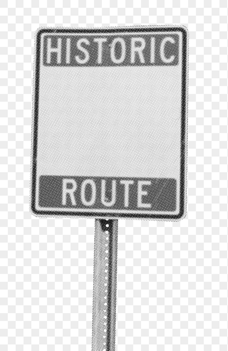 Png historic route, traffic sign | Free PNG - rawpixel