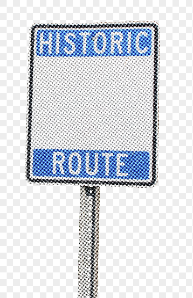 Png historic route, traffic sign | Free PNG - rawpixel