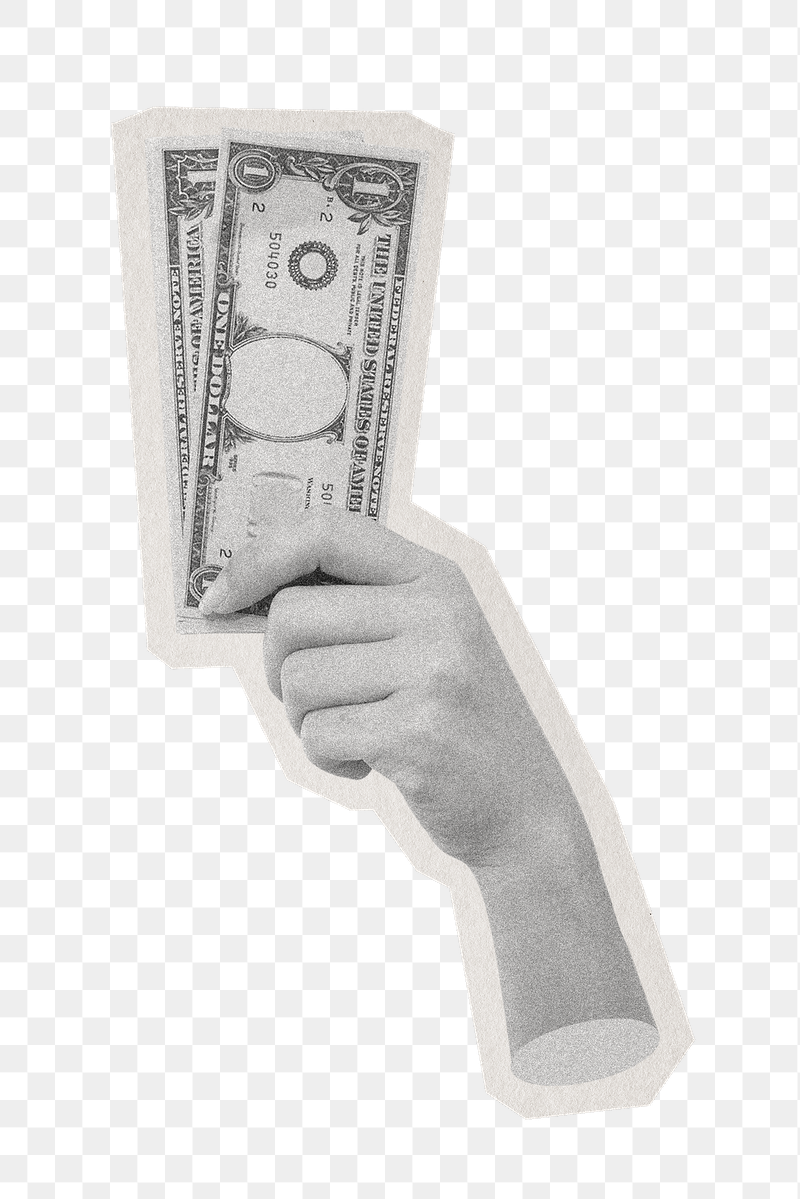 Png holding dollar bills  | Free PNG - rawpixel