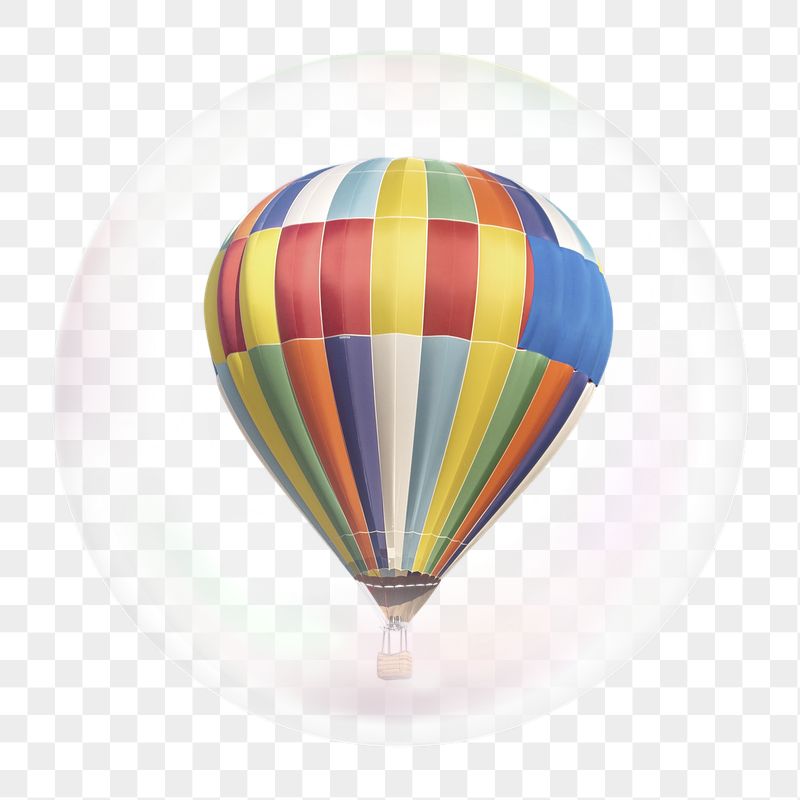 Png hot air balloon sticker, | Free PNG - rawpixel