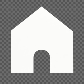 Png house paper craft mockup DIY element | Free stock illustration | High Resolution graphic