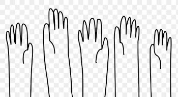 PNG human rights doodle hand drawn style | Free stock illustration | High Resolution graphic