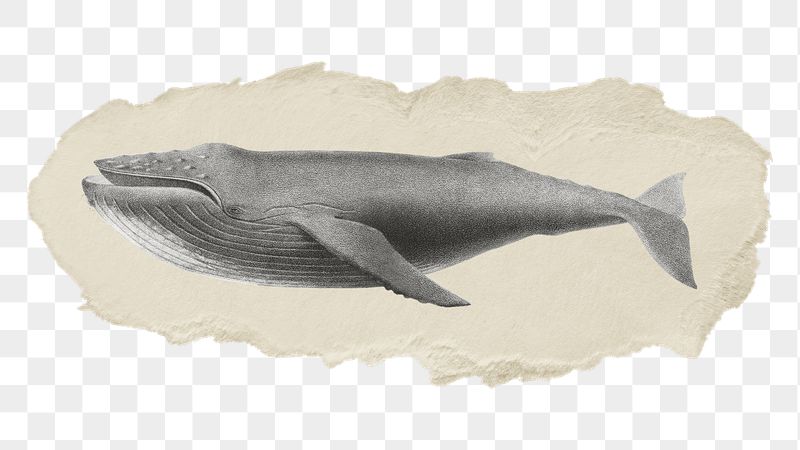 Png humpback whale sticker, marine | Free PNG - rawpixel