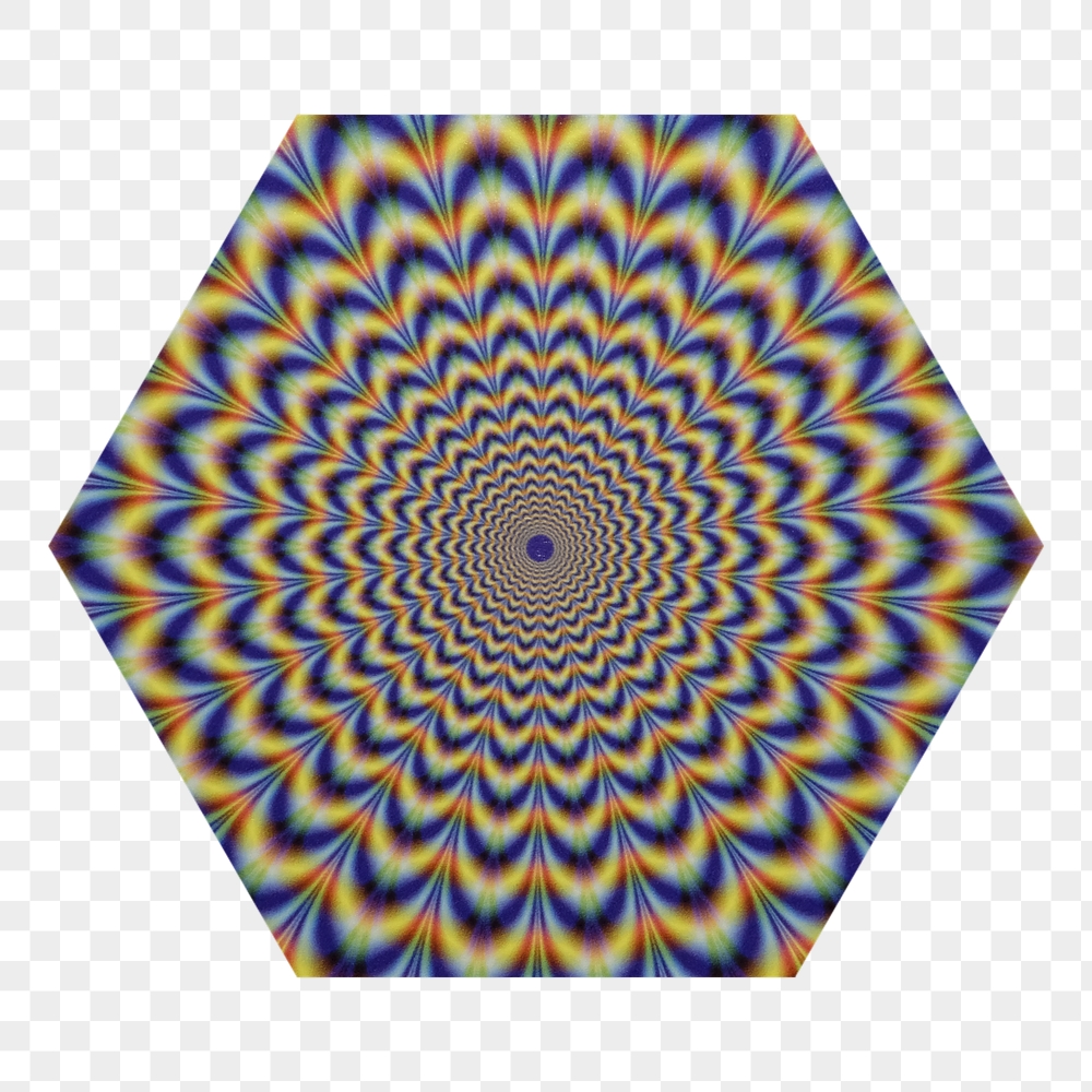 Png hypnotizing optical illusion badge | Free PNG - rawpixel
