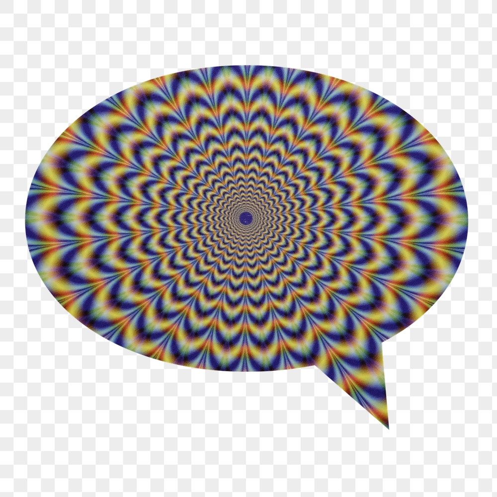 Png hypnotizing optical illusion badge | Free PNG - rawpixel