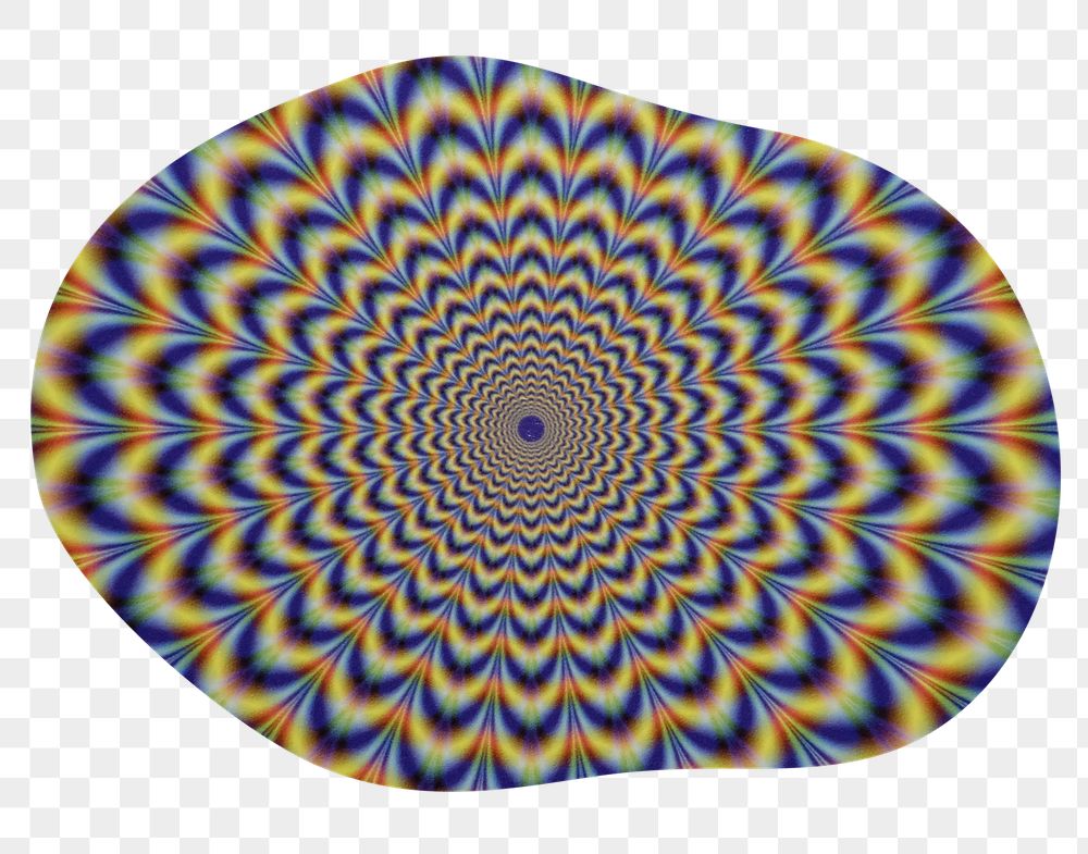 Png hypnotizing optical illusion badge | Free PNG - rawpixel