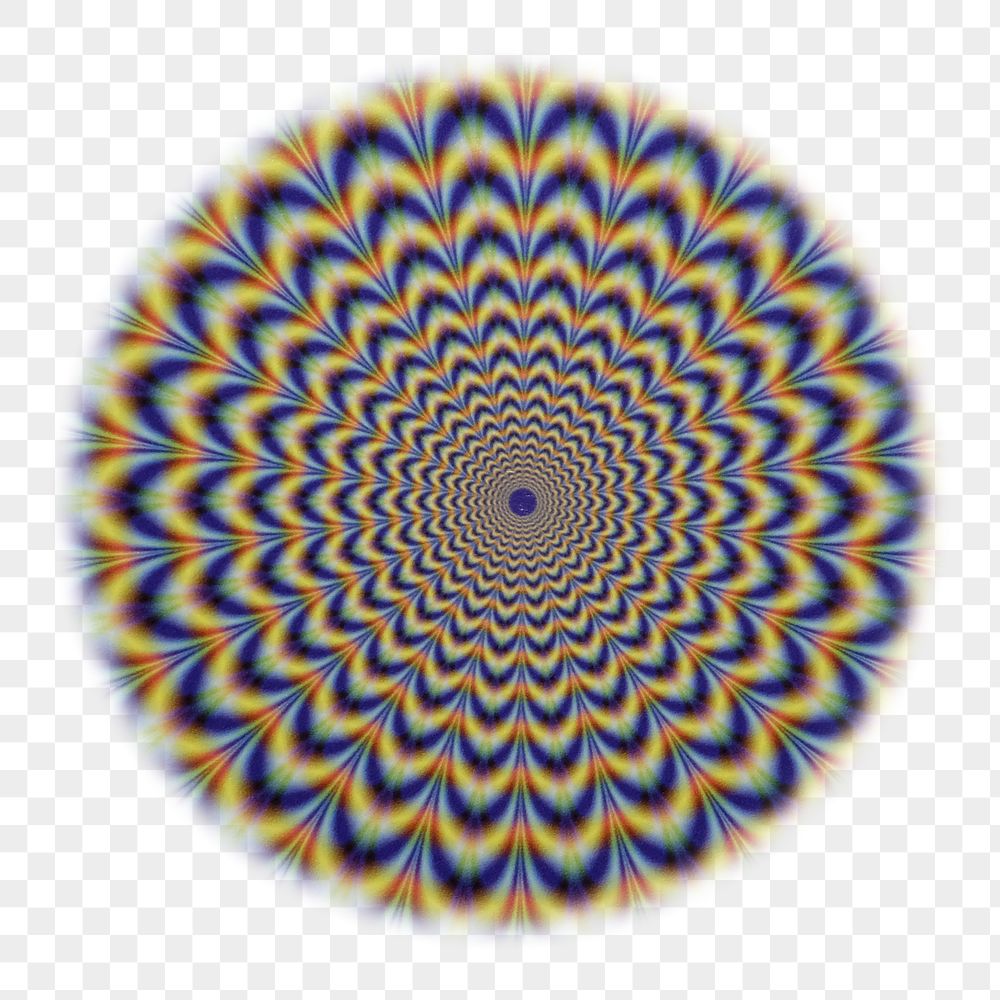 Png hypnotizing optical illusion badge | Free PNG - rawpixel