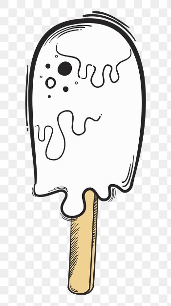 Png ice cream pastel doodle cartoon clipart