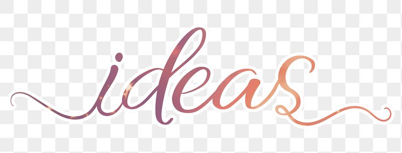 PNG ideas word sticker, aesthetic | Free PNG - rawpixel