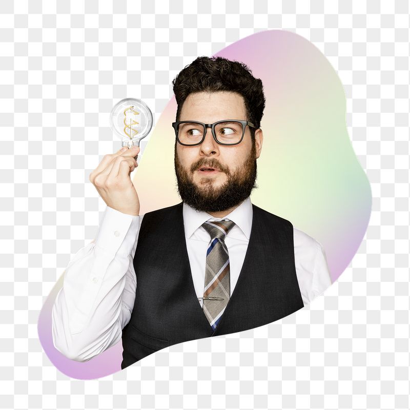 Png innovator with fresh idea, | Free PNG - rawpixel