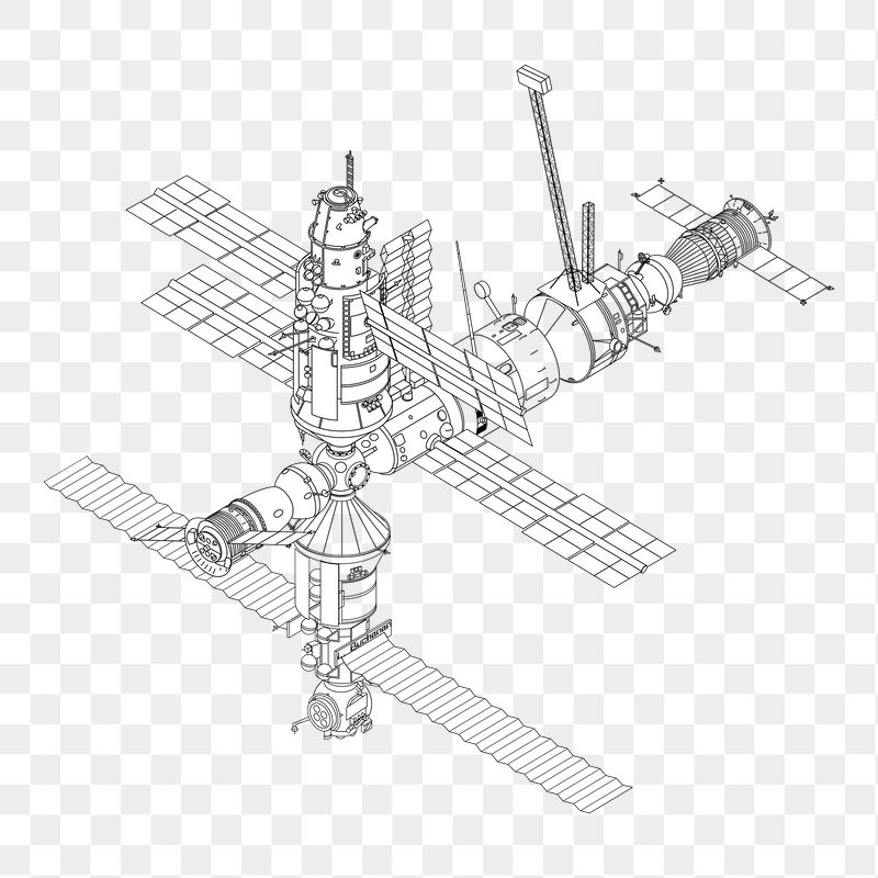 Png International Space Station sticker, | Free PNG - rawpixel