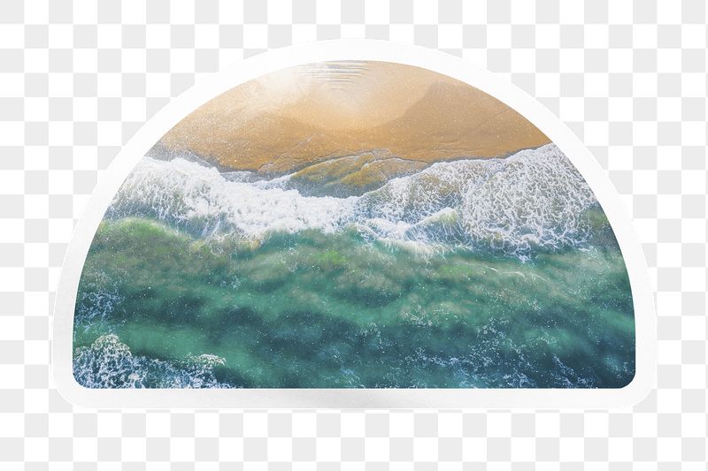 PNG island beach, summer collage | Free PNG - rawpixel