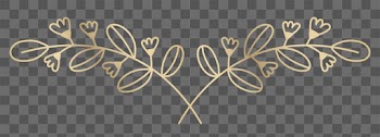 Png laurel  watercolor floral ornament gold… | Free stock illustration | High Resolution graphic