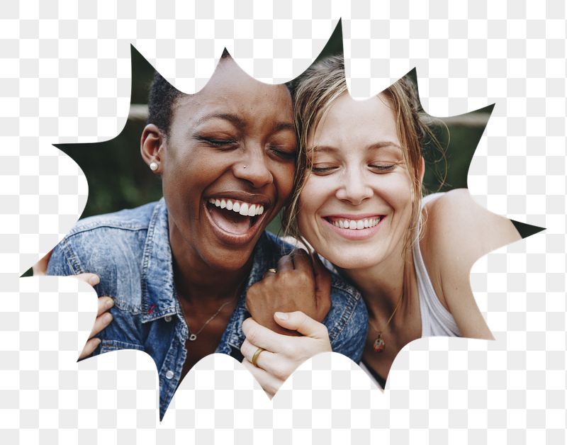 Png lesbian couple badge sticker, | Free PNG - rawpixel