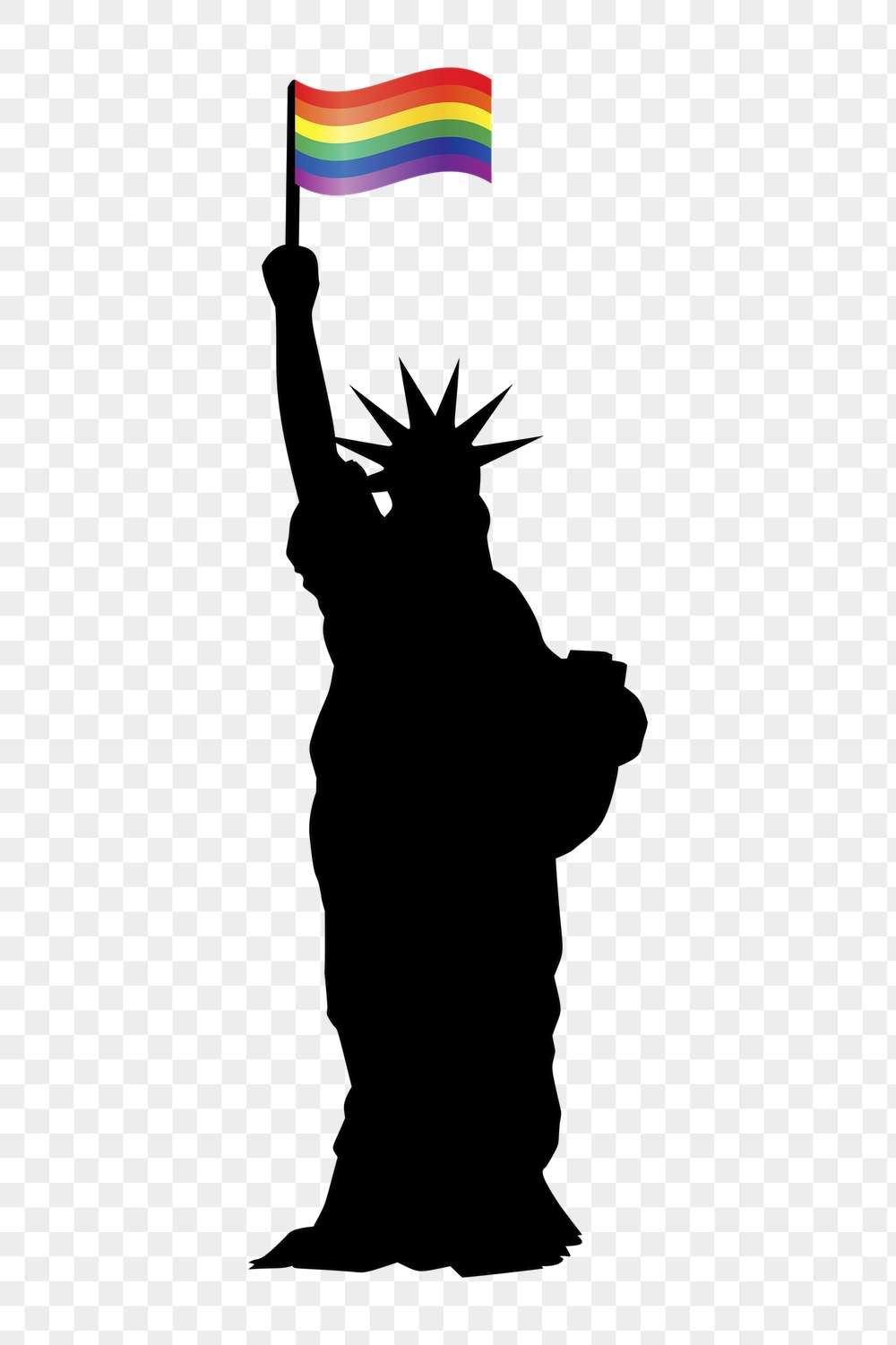 Png LGBTQ Statue of Liberty | Free PNG - rawpixel
