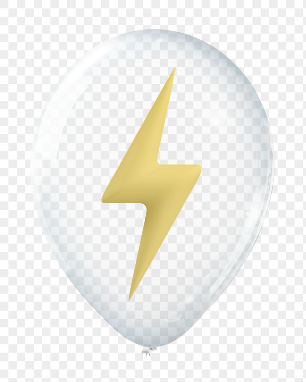 PNG lightning in clear balloon, | Free PNG - rawpixel