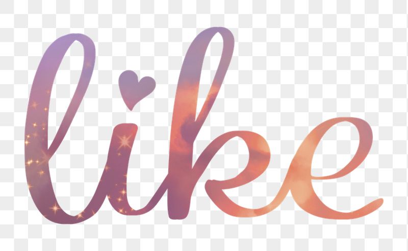 PNG like word sticker, aesthetic | Free PNG - rawpixel