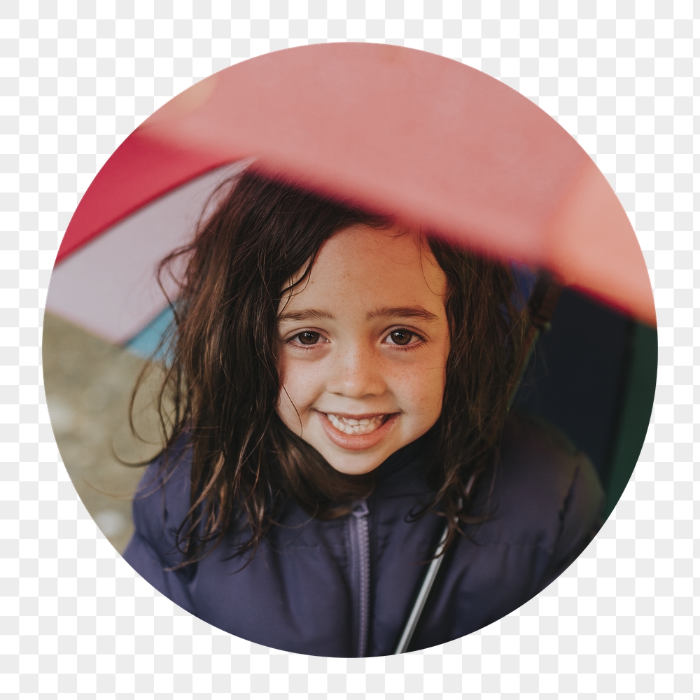 Png little girl holding umbrella | Free PNG - rawpixel