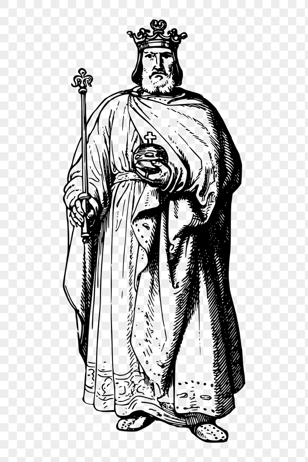 Png Lothaire the Saxon sticker, | Free PNG - rawpixel