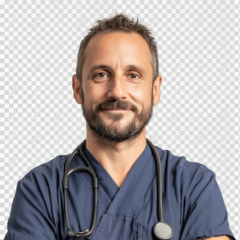 PNG Male Nurse Profile Photo for Hospital Team Page