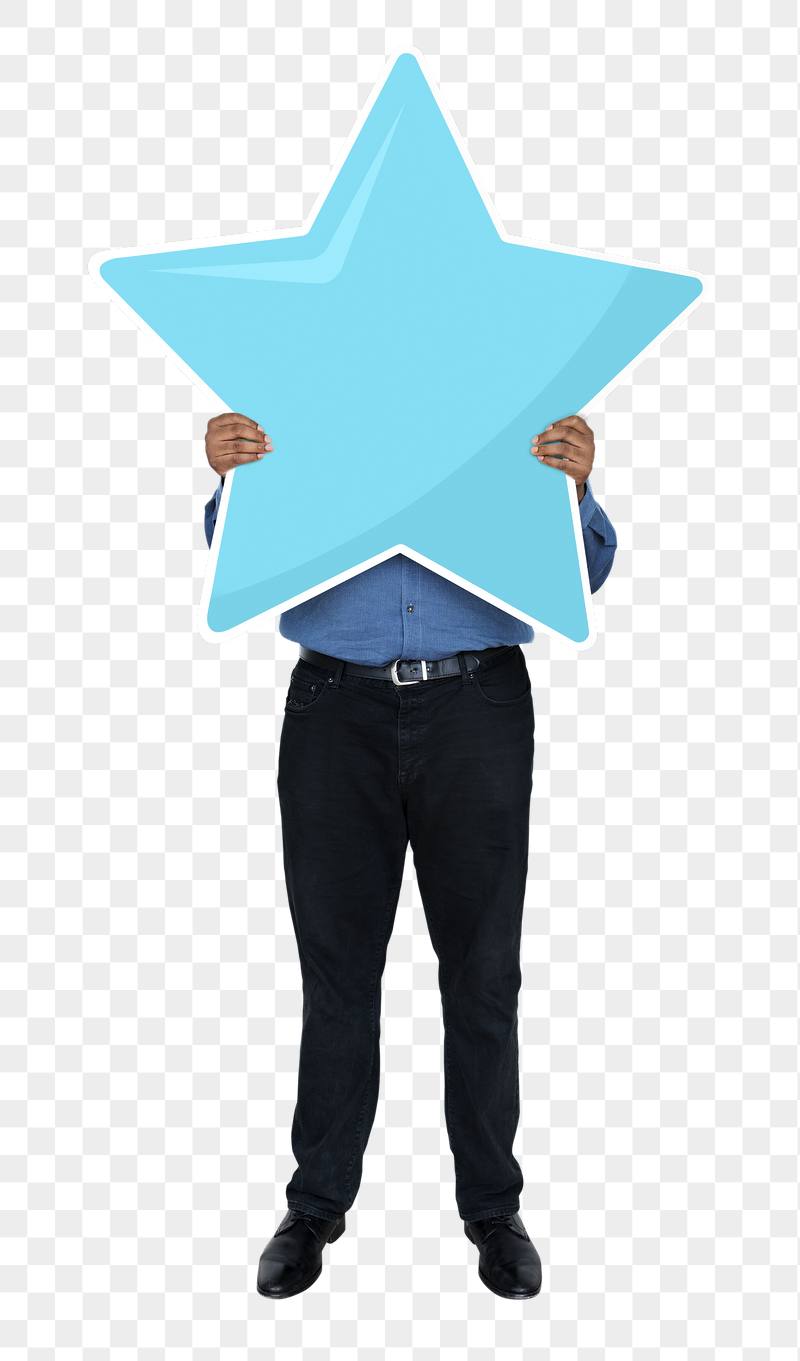Png Man holding star, transparent | Free PNG - rawpixel