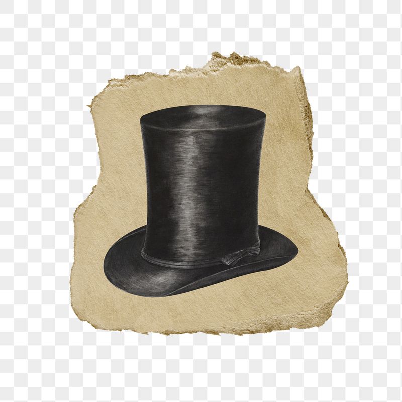 Png man's hat sticker, vintage | Free PNG - rawpixel