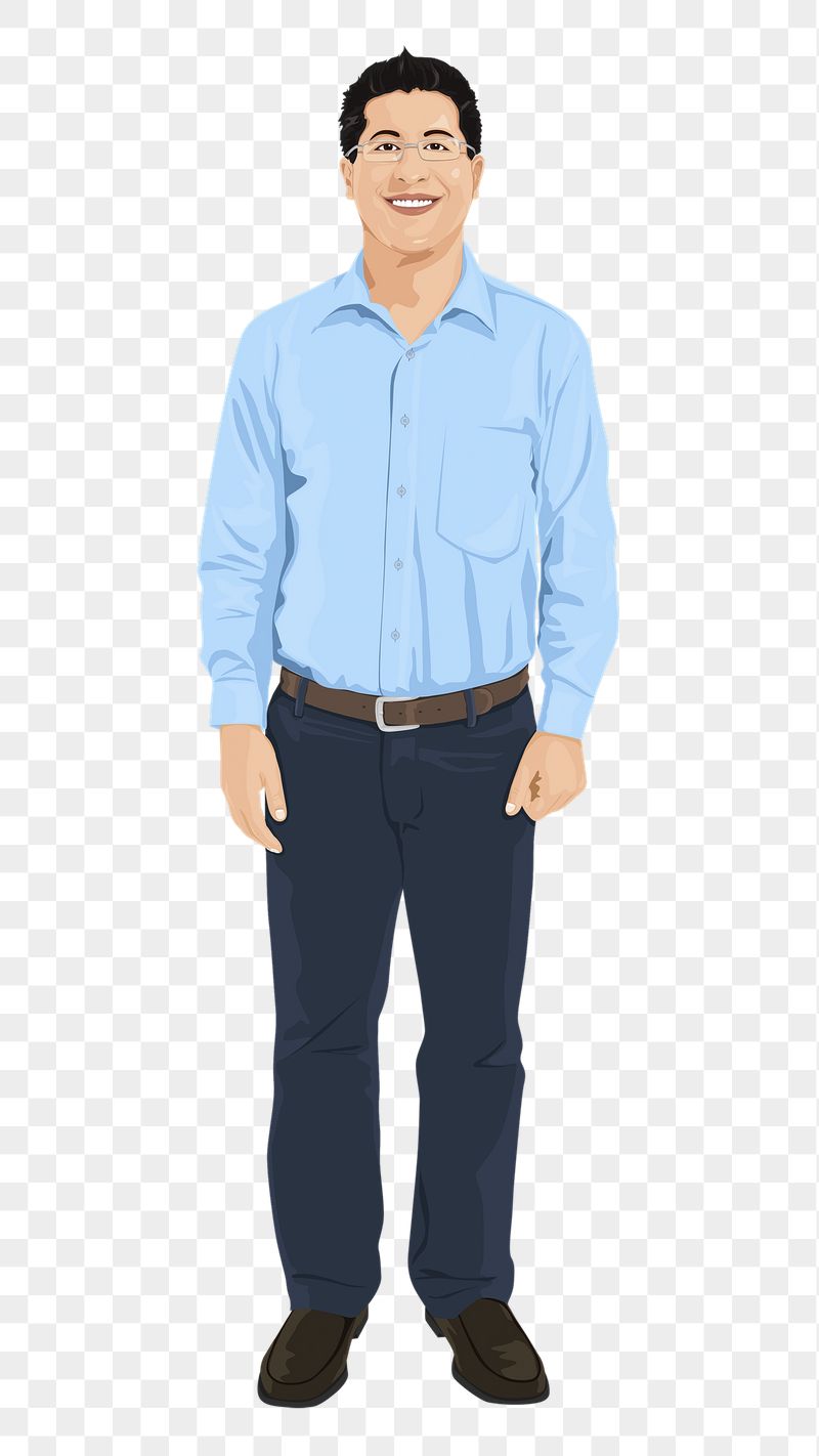 PNG man sticker, full body | Free PNG - rawpixel