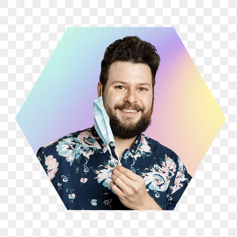 Png man taking off mask, | Free PNG - rawpixel