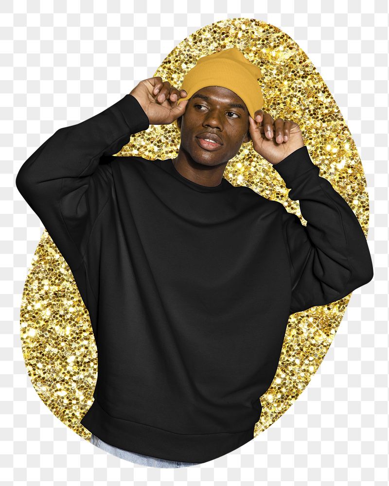 Png man wearing beanie sticker, | Free PNG - rawpixel