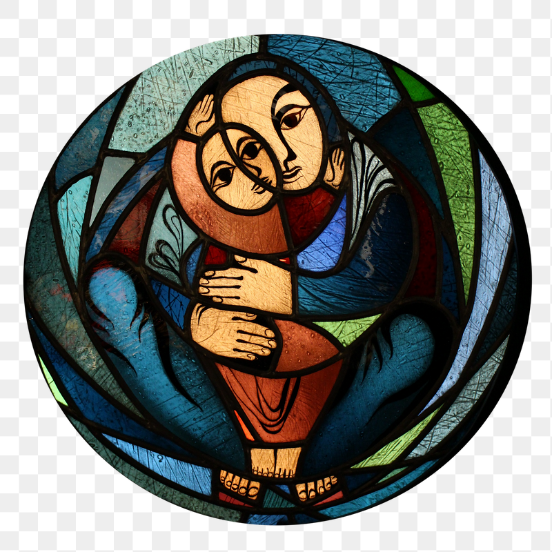 Png Mary & Jesus stained | Free PNG - rawpixel