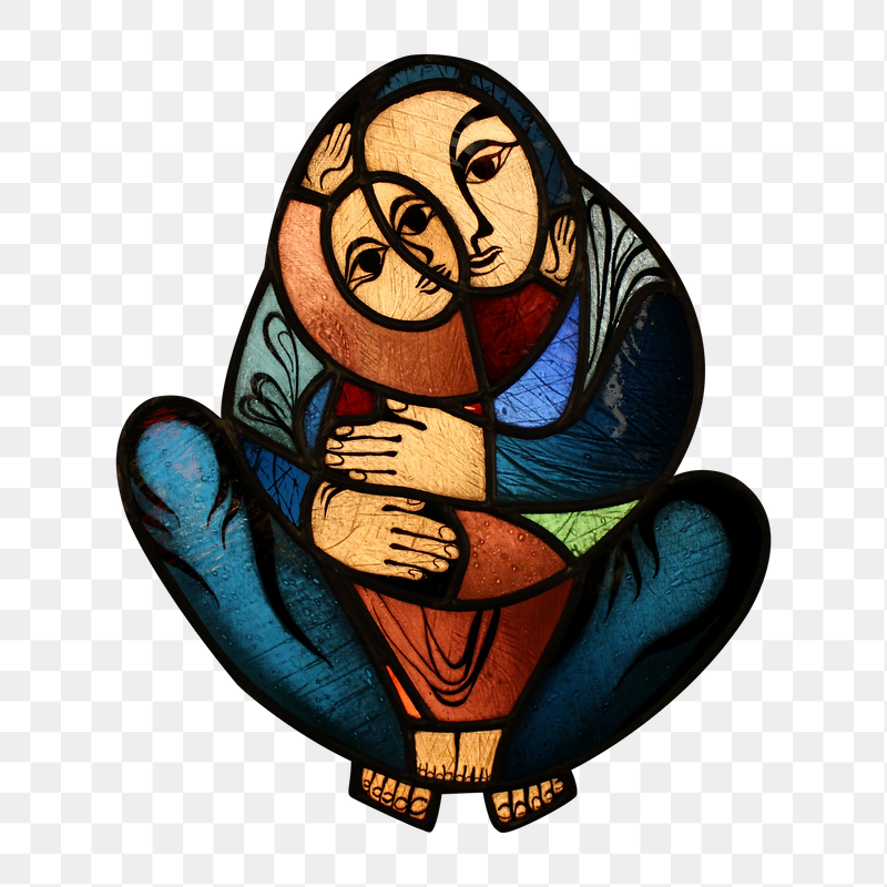 Png Mary & Jesus stained | Free PNG - rawpixel