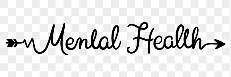 PNG mental health, minimal black | Free PNG - rawpixel