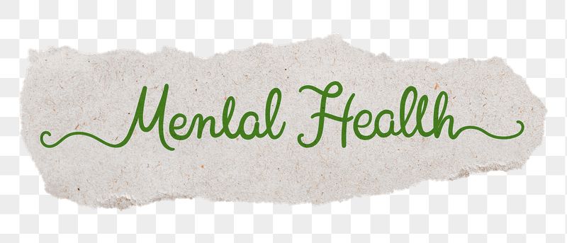 PNG mental health word, ripped | Free PNG - rawpixel