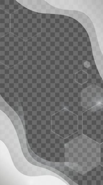 Png minimal background with hexagons | Free stock illustration | High Resolution graphic