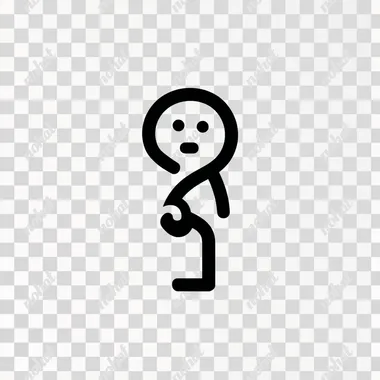 PNG Minimalistic Anthropomorphic Question Mark Icon PNG Minimalistic Anthropomorphic Question Mark Icon