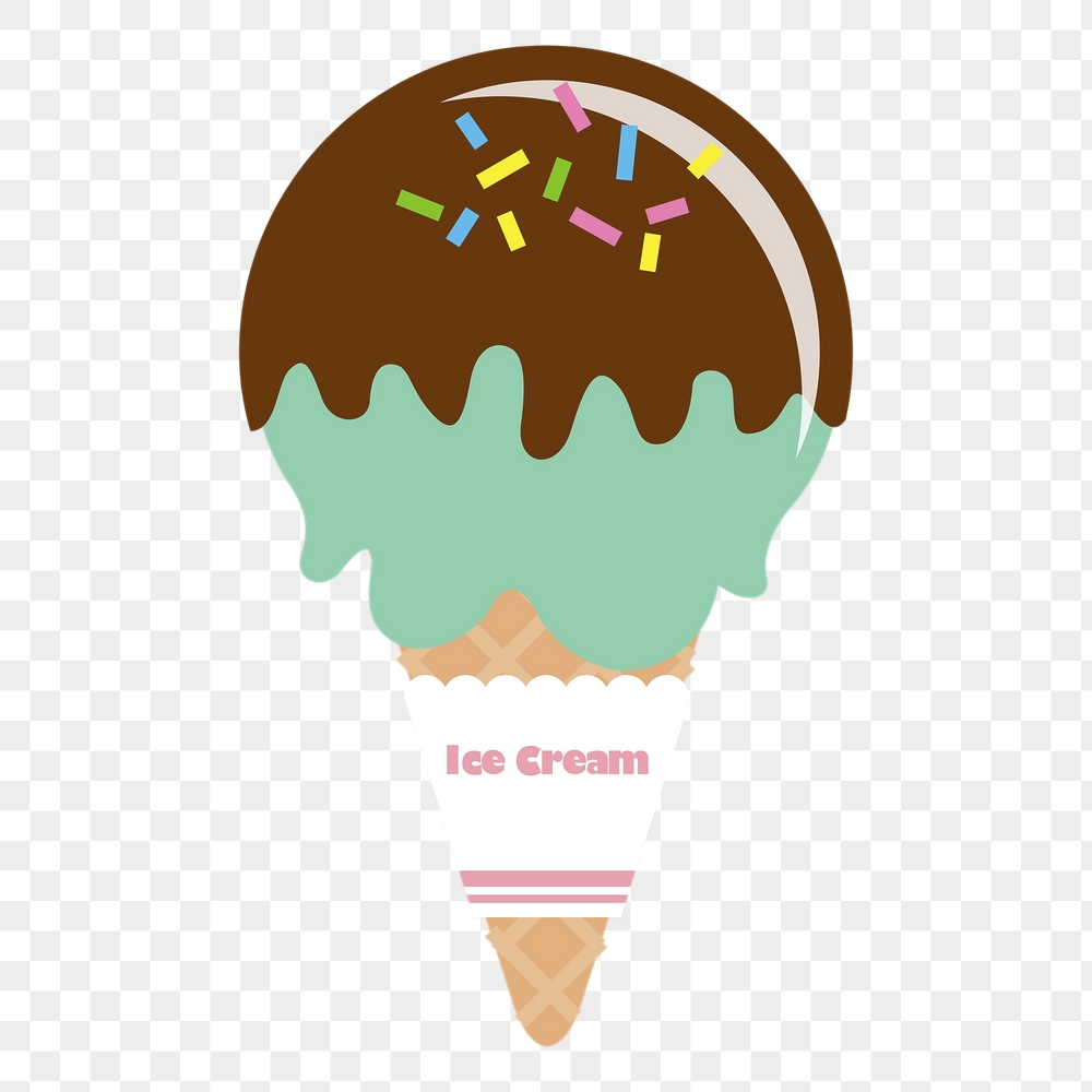Png mint chocolate chip ice-cream | Free PNG - rawpixel
