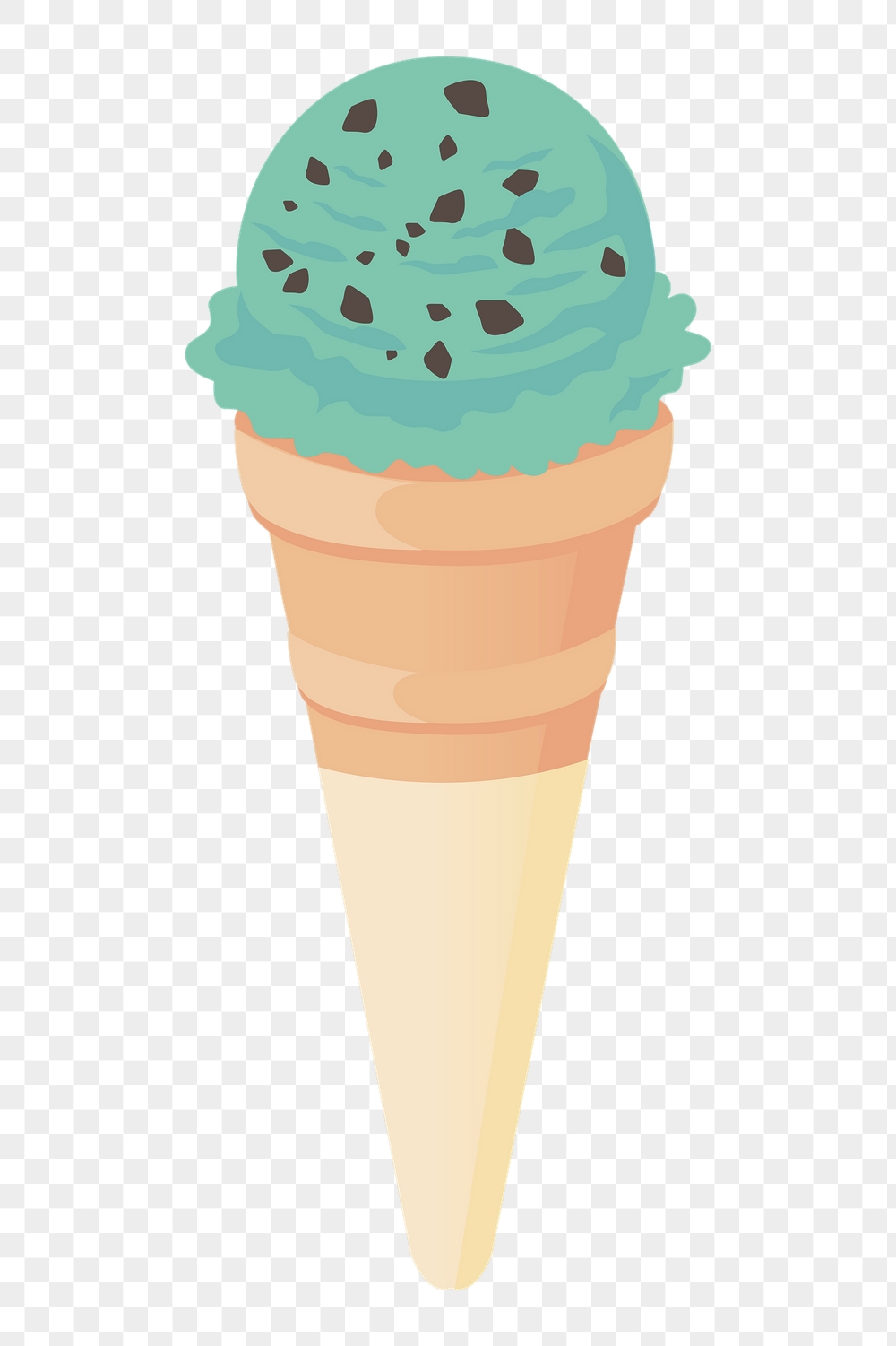 Png mint chocolate chip ice-cream | Free PNG - rawpixel