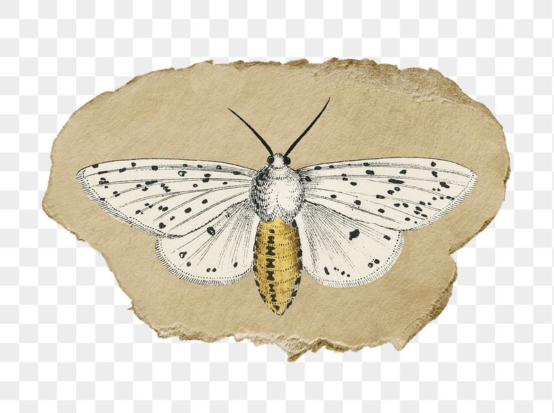 Png moth sticker, vintage insect | Free PNG - rawpixel
