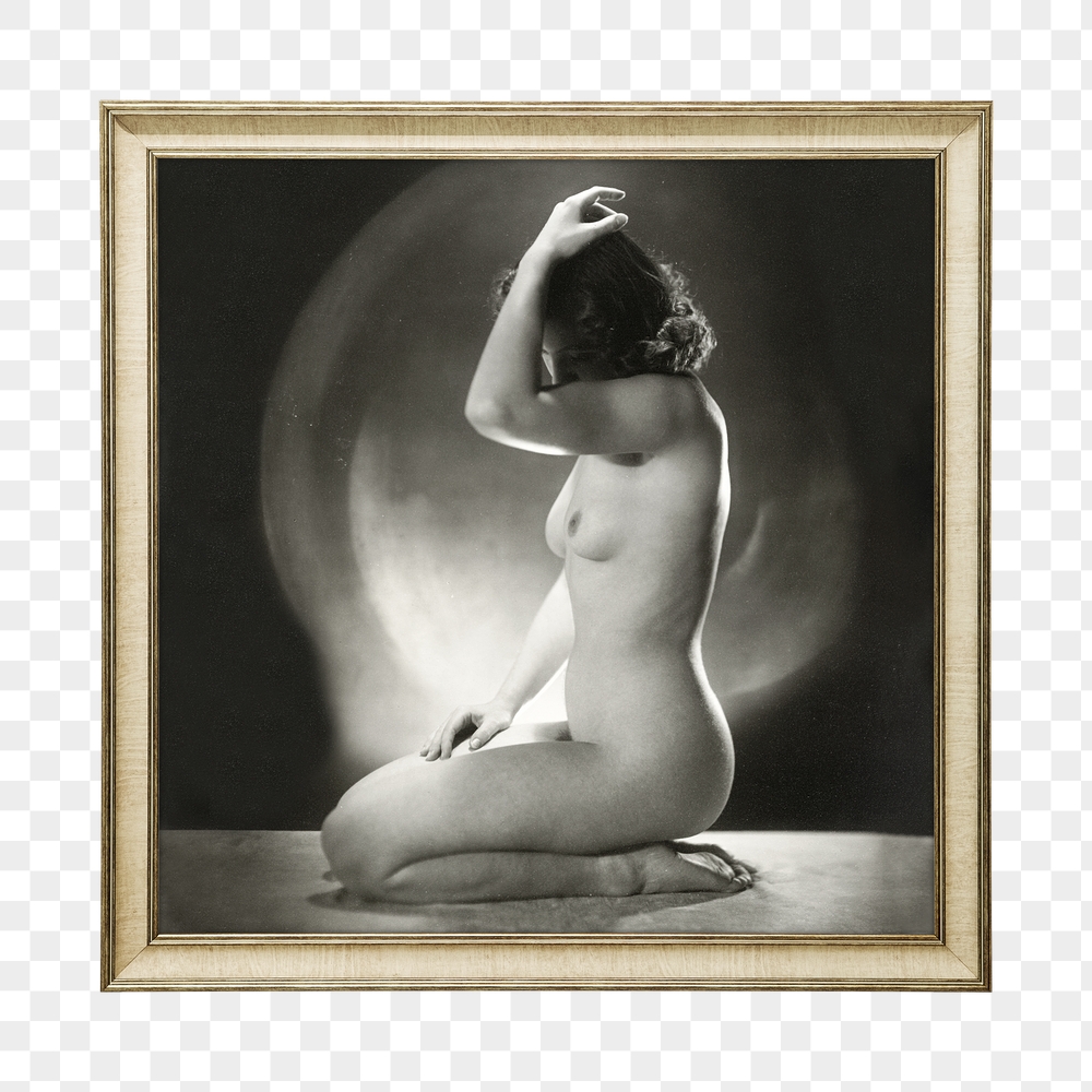 Png naked woman framed sticker, | Free PNG - rawpixel