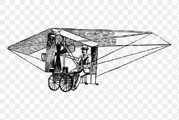 PNG Nemethys flying machine, transportation | Free PNG Illustration - rawpixel