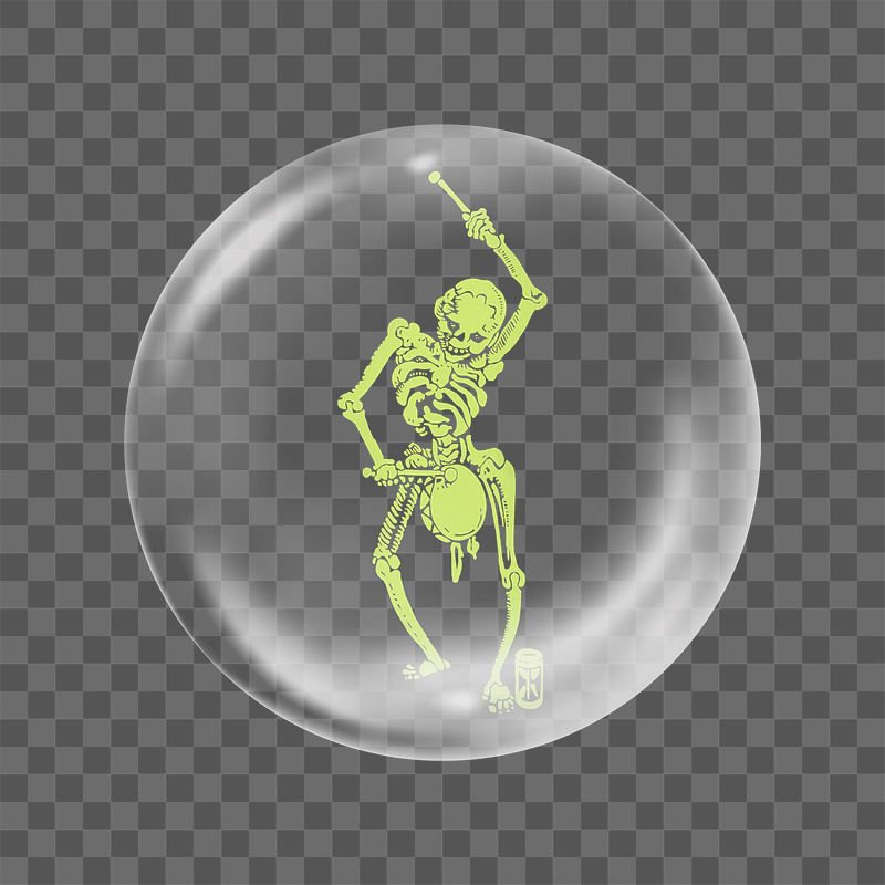 PNG neon green skeleton playing | Free PNG - rawpixel