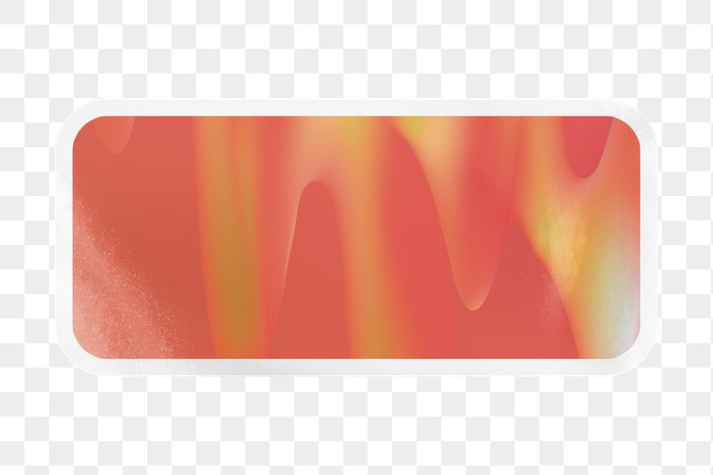PNG neon orange gradient sticker, | Free PNG - rawpixel